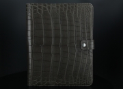 iPad Book Case - Alligator Leather (Castagna)