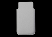 Etui iPhone 5 / 5s cuir Vachette de Panama (Blanc)