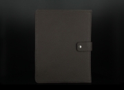 Case Hard for iPad 1, iPad 2 and New iPad - Calfskin Leather Panama (Brown)